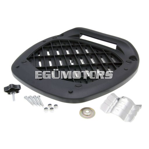 101 Octane Maxi hátsó doboz fekete, 2 kulccsal, piros prízmával - 51L