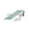 101 Octane henger tőcsavar kit anyákkal, M7x115mm, Minarelli AM, Generic, Keeway, CPI, 1E40MA, 1E40MB