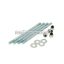 101 Octane henger tőcsavar kit anyákkal, M7x115mm, Minarelli AM, Generic, Keeway, CPI, 1E40MA, 1E40MB