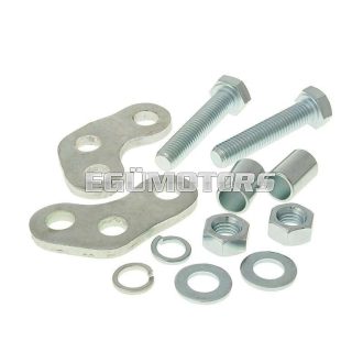   101 Octane lengéscsillapító - emelő adapter, ezüst, Derbi Senda (00-), Aprilia RX, SX, Gilera RCR, SMT