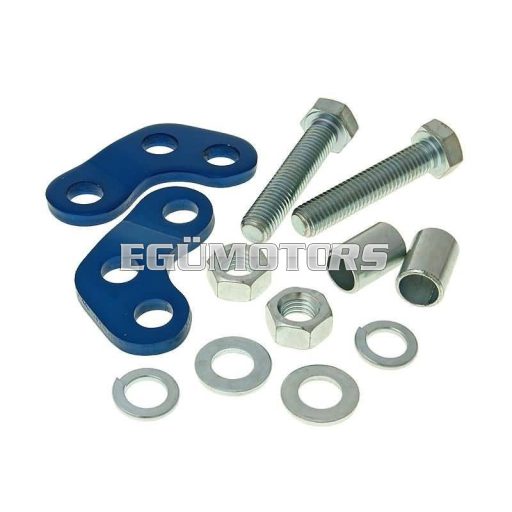 101 Octane lengéscsillapító - emelő adapter, kék, Derbi Senda (00-), Aprilia RX, SX, Gilera RCR, SMT