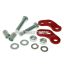 101 Octane lengéscsillapító - emelő adapter, piros Derbi Senda (00-), Aprilia RX, SX, Gilera RCR, SMT