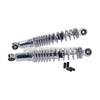   101 Octane lengéscsillapító szett hátsó, 300 mm, krómozott