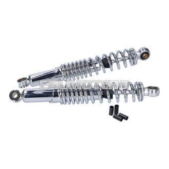   101 Octane lengéscsillapító szett hátsó, 320 mm, krómozott