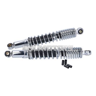   101 Octane lengéscsillapító szett hátsó, 340 mm, krómozott