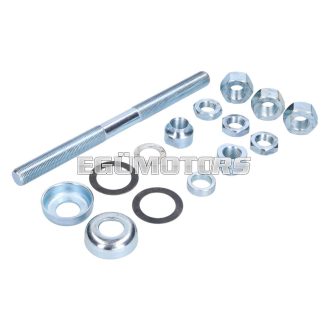   Első kerék tengely 11mm / 155mm, Puch Maxi küllős kerékhez