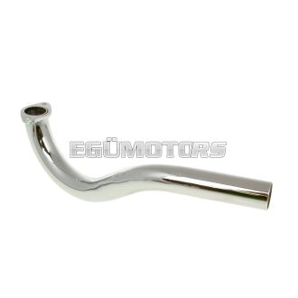 Tecno Króm kipufogócső, 28 mm, Puch Maxi robogókhoz