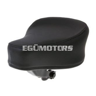 Nyereg / ülés fekete, új típus, mopedhez