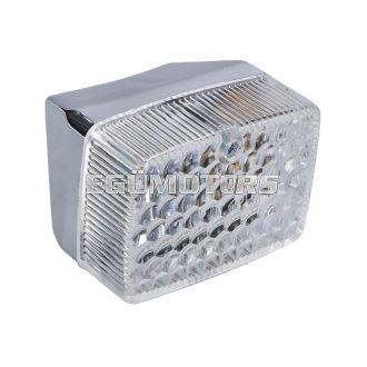   Hátsó lámpa kis univerzális, fehér, Puch, Kreidler, Zündapp és más típusokhoz