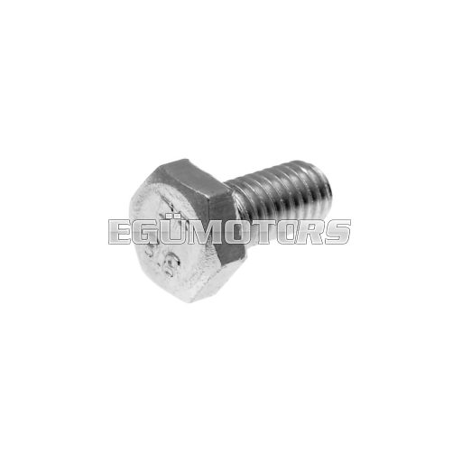 101 Octane hatlapfejű, menetes csavar készlet, DIN933 M6x12, teljes menet, horganyzott acél (50 db)