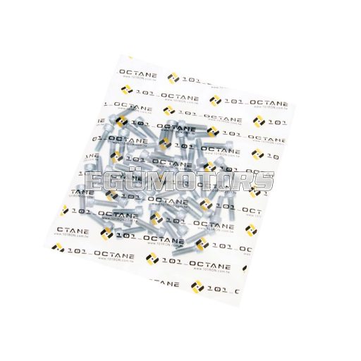 101 Octane imbusz csavar szett,  DIN912 M5x16, horganyzott acél (50 db)