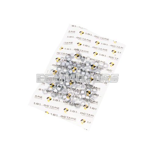 101 Octane hatszögletű anya önzáró DIN980 M5 horganyzott / galvanizált (100 db)