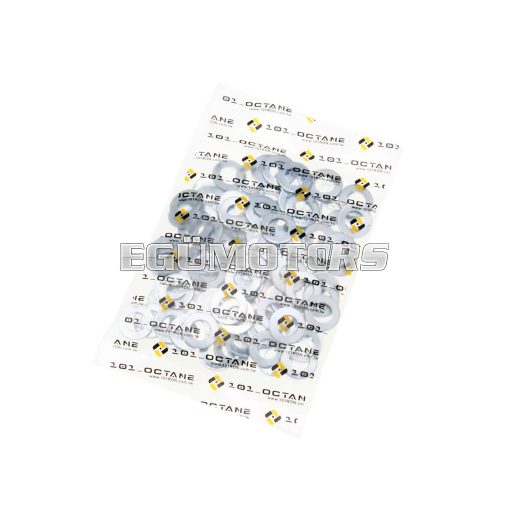 101 Octane lapos alátét DIN125 8.4x16x1.6 M8 horganyzott / galvanizált (100 db)