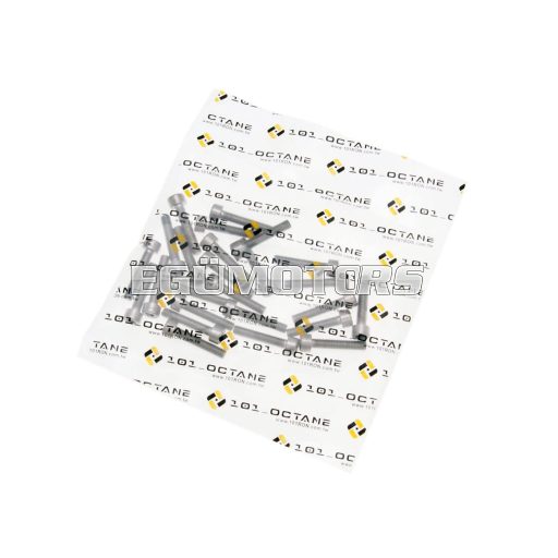 101 Octane imbusz csavar szett,  DIN912 M5x25, rozsdamnetes acél, A2 (25 db)