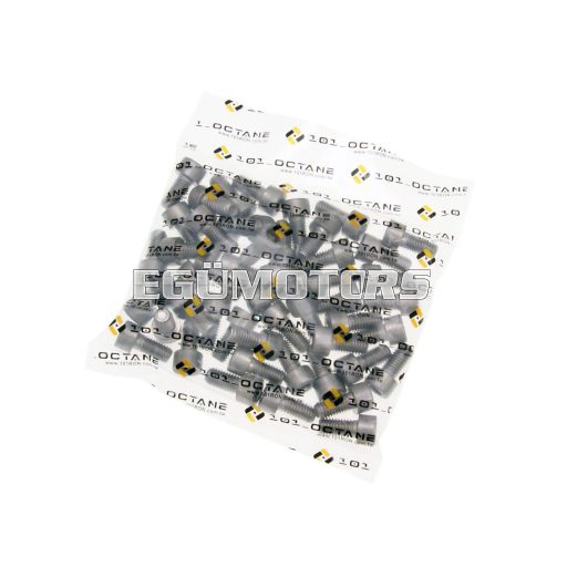 101 Octane imbusz csavar szett,  DIN912 M8x16, rozsdamnetes acél, A2 (50 db)