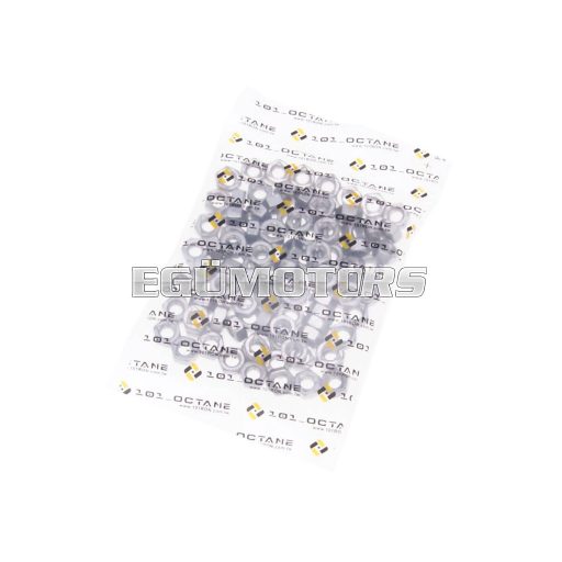 101 Octane hatszögletű anya önzáró DIN980 M6 rozsdamentes acél A2 (100 db)