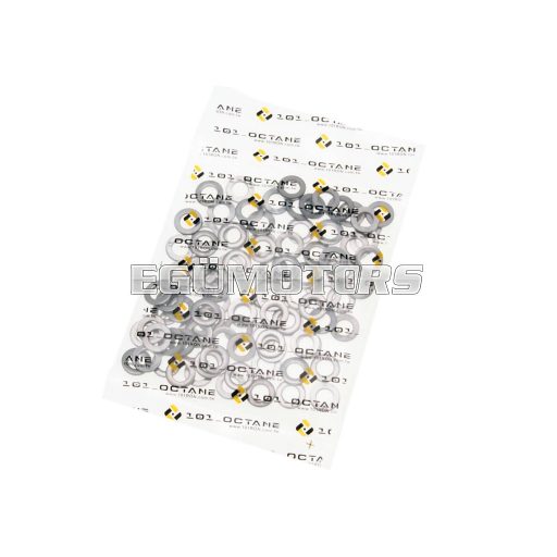 101 Octane lapos alátét DIN125 6.4x12x1.6 M6 rozsdamentes acél A2 (100 db)