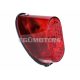 tail light assy moped oval universal for Puch MS, MV, Maxi, Kreidler, Zündapp and many more