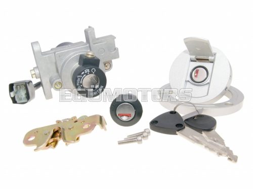 ignition switch / key switch lock set for Peugeot Speedfight 3, 4 AC, LC