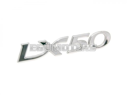 side cover badge "LX50" for Vespa LX 50