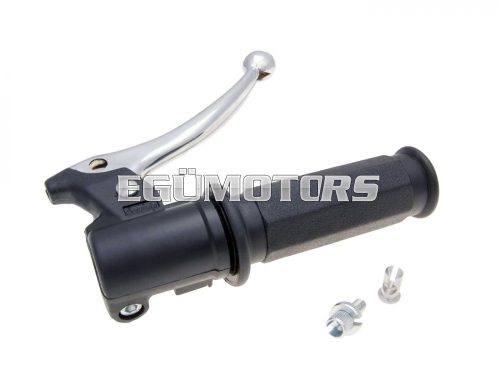 throttle grip fitting w/ brake lever for Piaggio Boxer, Bravo, Ciao, SI