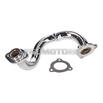   101 Octane kipufogócső krómozott, nyitott, Derbi Senda, Aprilia RX, SX, Gilera RCR, SMT