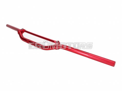 Enduro handlebar aluminum w/ crossbar red color 22mm - 820mm