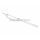 Enduro handlebar aluminum w/ crossbar white color 22mm - 820mm