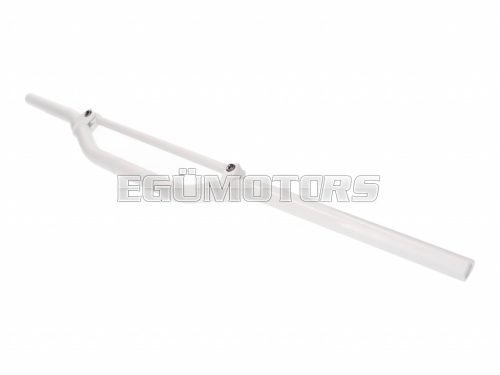 Enduro handlebar aluminum w/ crossbar white color 22mm - 820mm