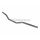 Enduro handlebar steel grey 22mm 800mm for Derbi Senda