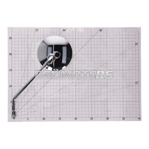 101 Octane tükör jobb oldali, M8, krómozott, E-jelöléssel, Beeline Memory / univerzális
