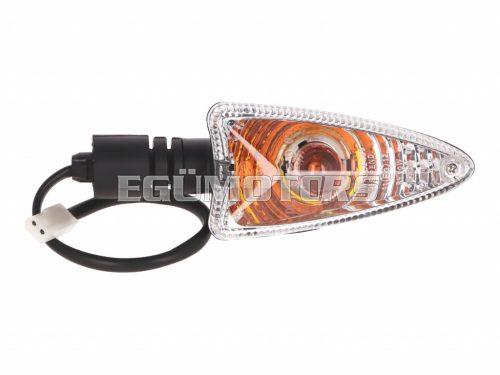 indicator light assy front left / rear right for Aprilia RX/SX 06-, Derbi Senda 18-, Gilera SMT/RCR 18-