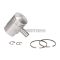 piston set 50cc 12mm 38mm for Puch Maxi, 2-Gang, 3-Gang, DS, MS, P1