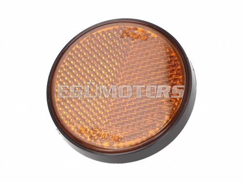 reflector round 55mm orange color, screwable