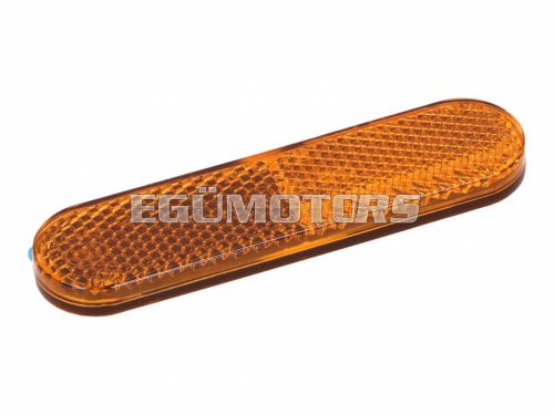 reflector 95x25mm orange color, self-adhesive