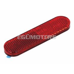 reflector 95x25mm red color, self-adhesive