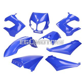   101 Octane kék idomkészlet Derbi Senda R, SM X-Treme, SM DRD