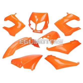   101 Octane narancssárga idomkészlet Derbi Senda R, SM X-Treme, SM DRD