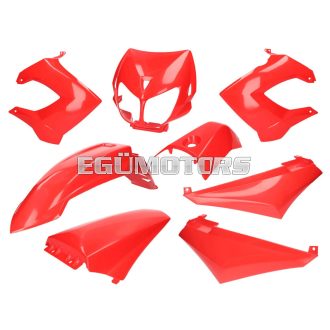   101 Octane piros idomkészlet Derbi Senda R, SM X-Treme, SM DRD
