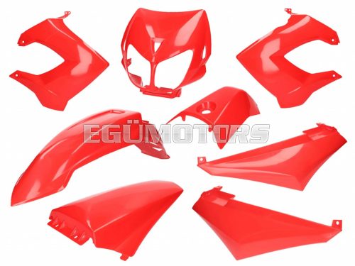 fairing kit red for Derbi Senda R, SM X-Treme, SM DRD