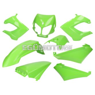   101 Octane zöld idomkészlet Derbi Senda R, SM X-Treme, SM DRD