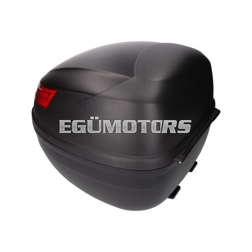 101 Octane Top Case Evolution fekete, zár 2 kulccsal, 32L kapacitás gyorskioldó rendszerrel