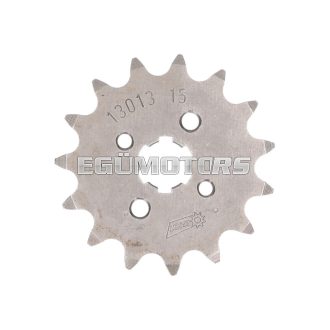   OEM Standard Első lánckerék 420-as, 15 fogú, Piaggio / Derbi D50B0, EBE, EBS = IP38030-15