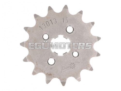 front sprocket 420 - 15 teeth for Piaggio / Derbi D50B0, EBE, EBS = IP38030-15