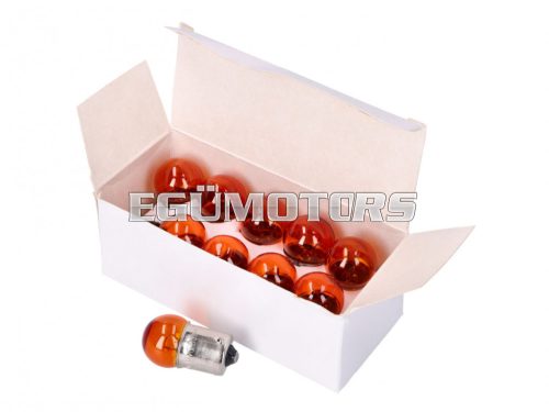 bulb RY10W BAU15s 12V 10W orange - 10 pcs