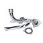 OEM Standard Kipufogócső krómozott csővel Aprilia SX, RX, Derbi Senda, Gilera RCR, SMT