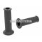 handlebar rubber grip set black w/o indicator mounting hole for Simson SR4-1 Spatz