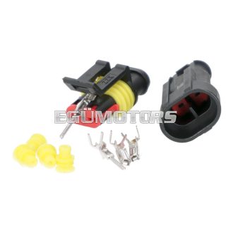 101 Octane vízmentes, 2 pólusú, elektromos csatlakozó