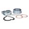 Kipufogócső rögzítő alkatrész készlet 28mm, 5 részes, Simson KR51/1, KR51/2, S50, S51, S53, S70, S83, SR4-1, SR4-2, SR4-3, SR4-4, SR50, SR80