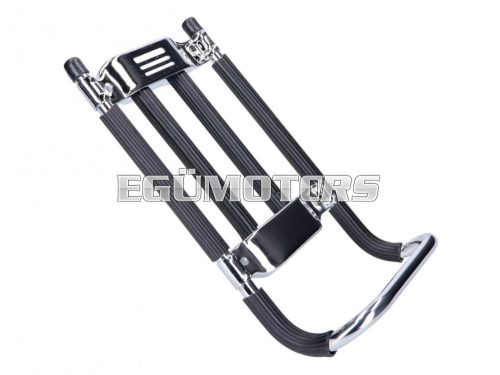 luggage rack chromed, black for Simson Schwalbe KR51/1, KR51/2, SR4-2, SR4-3, SR4-4